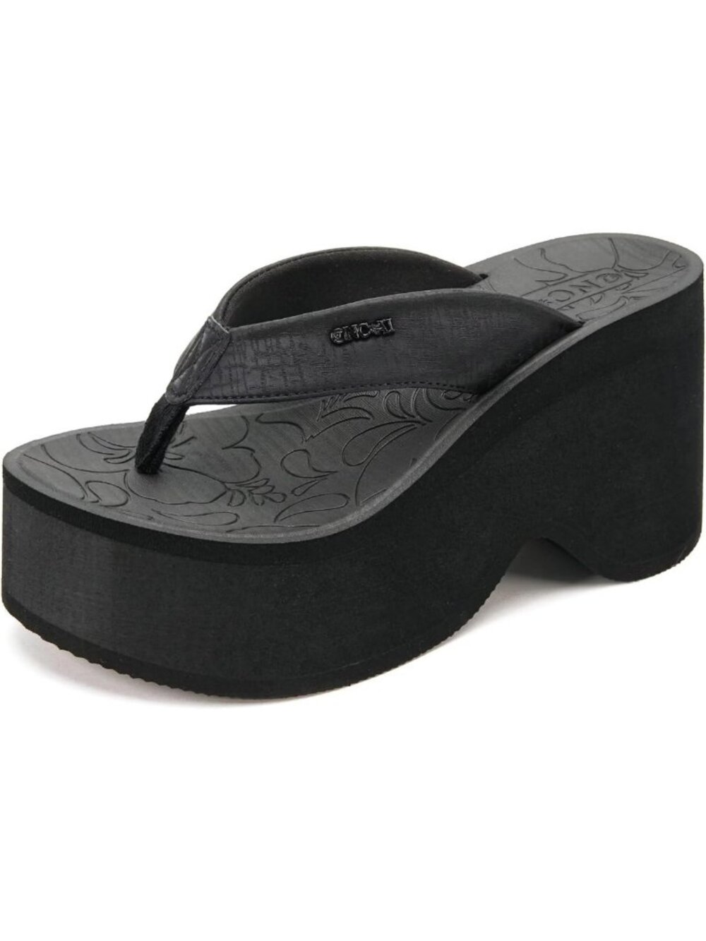 Trendy Women's Platform Chunky Sandals with Arch Support - Summer Wedge Flip